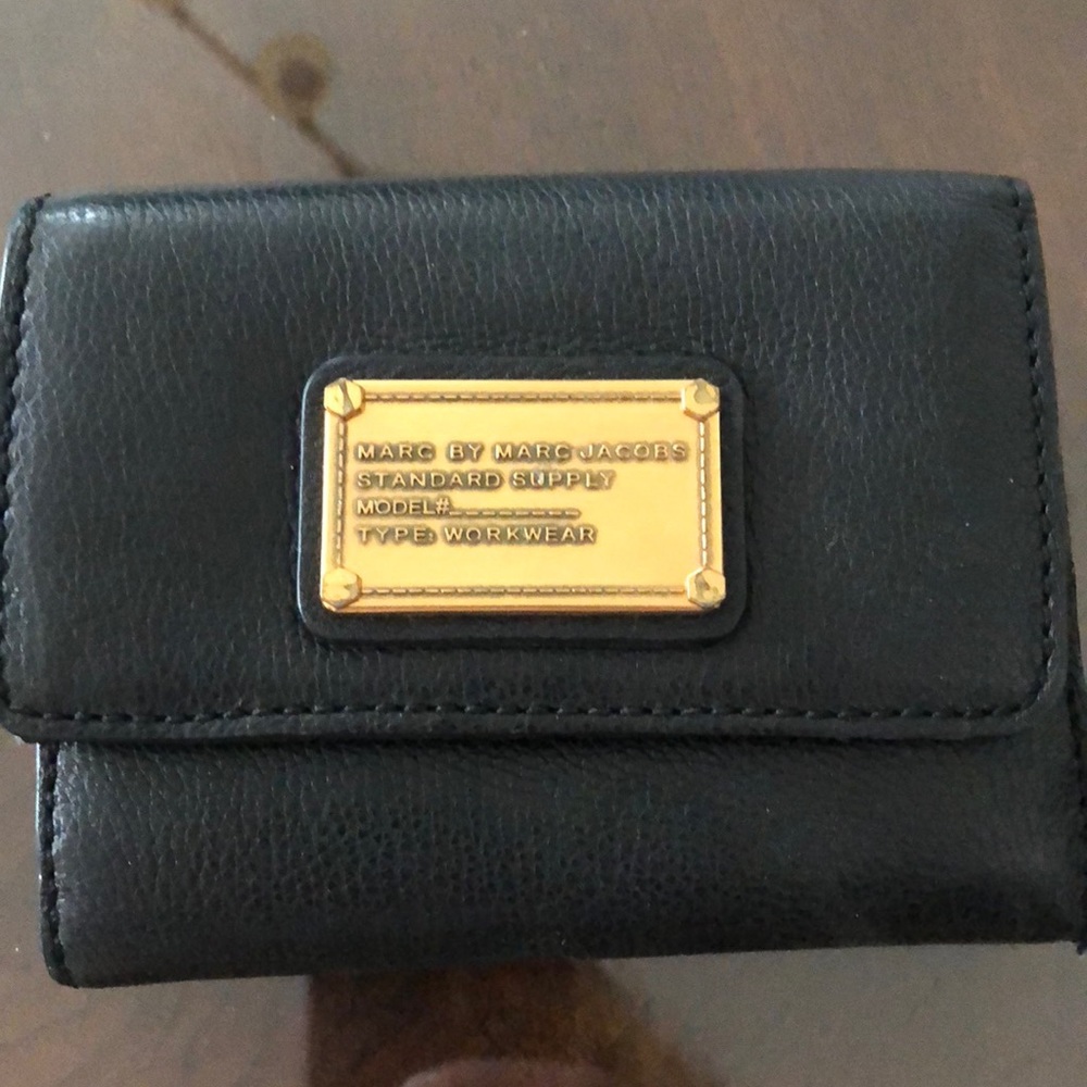 Marc by Marc Jacobs leather trifold wallet